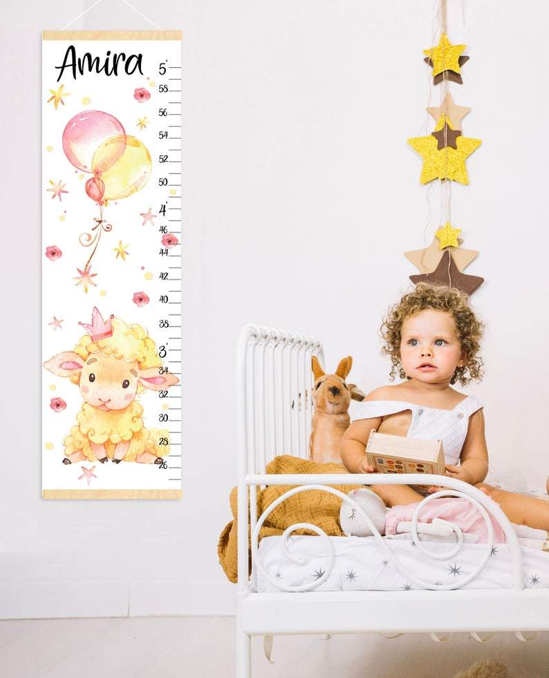 Personalized Children Name Growth Chart