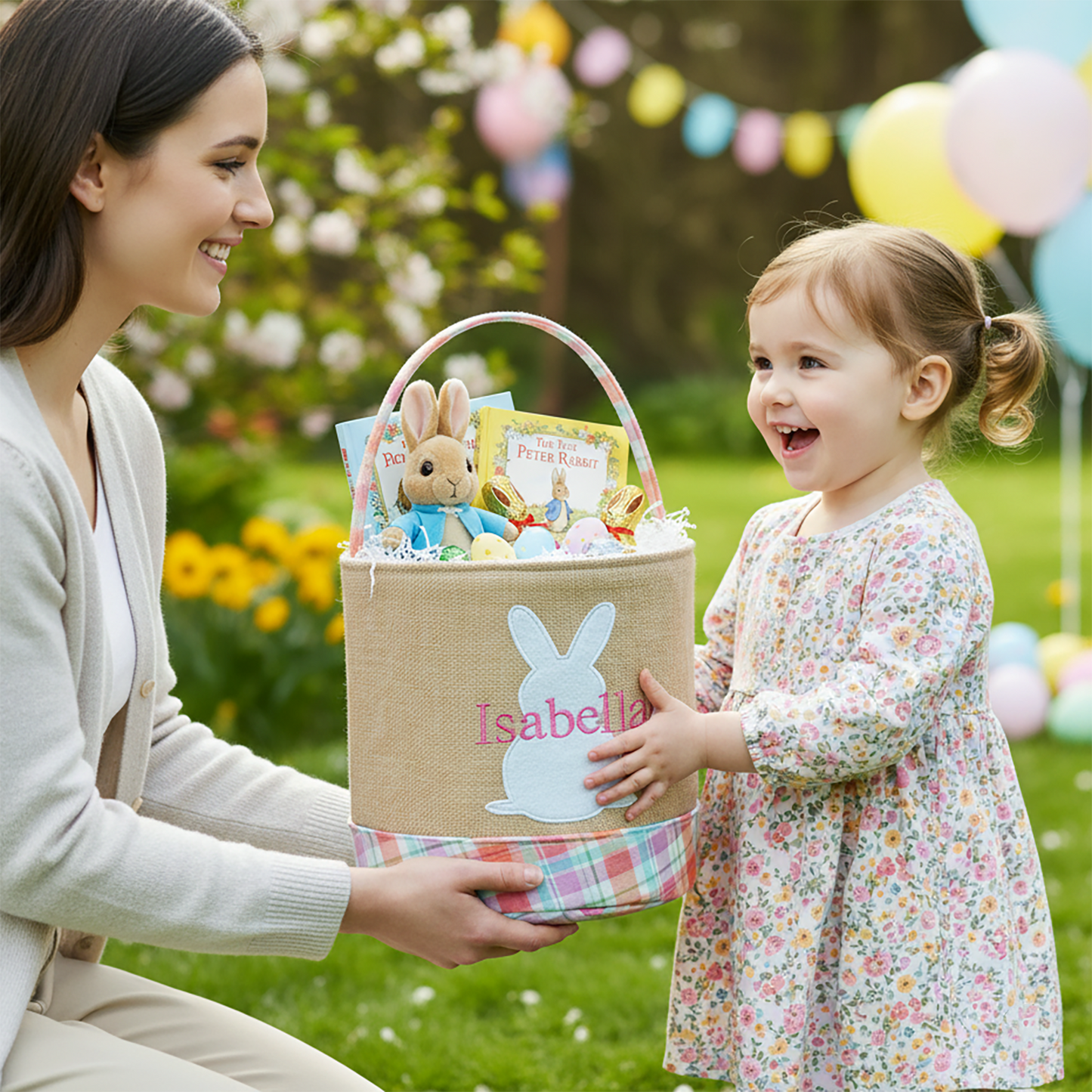 Personalized Easter Basket for Kids