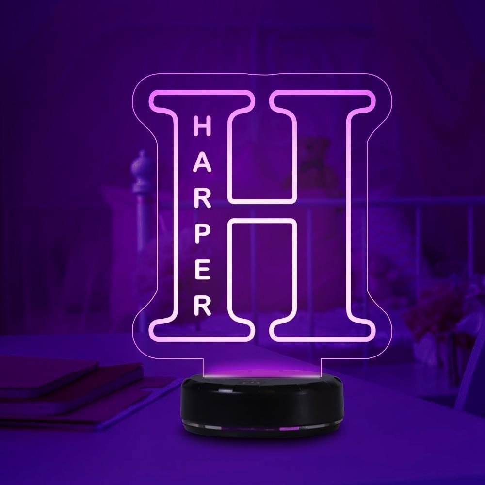 Custom Alphabet Night Lights