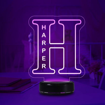 Custom Alphabet Night Lights