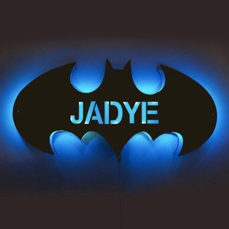 Personalized Wood Bat LED Light 12-Colors