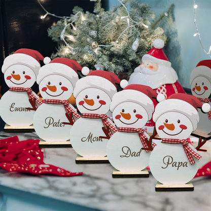 Personalized Freestanding Snowman
