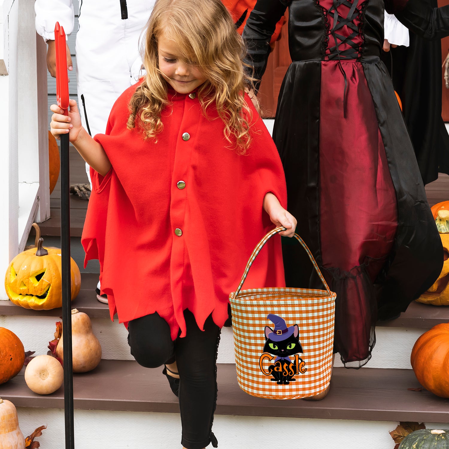 Personalized Halloween Trick or Treat Bag with Name