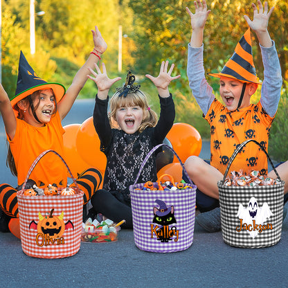 Personalized Halloween Trick or Treat Bag with Name