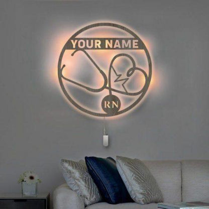 Personalized Wall Decor Lamp