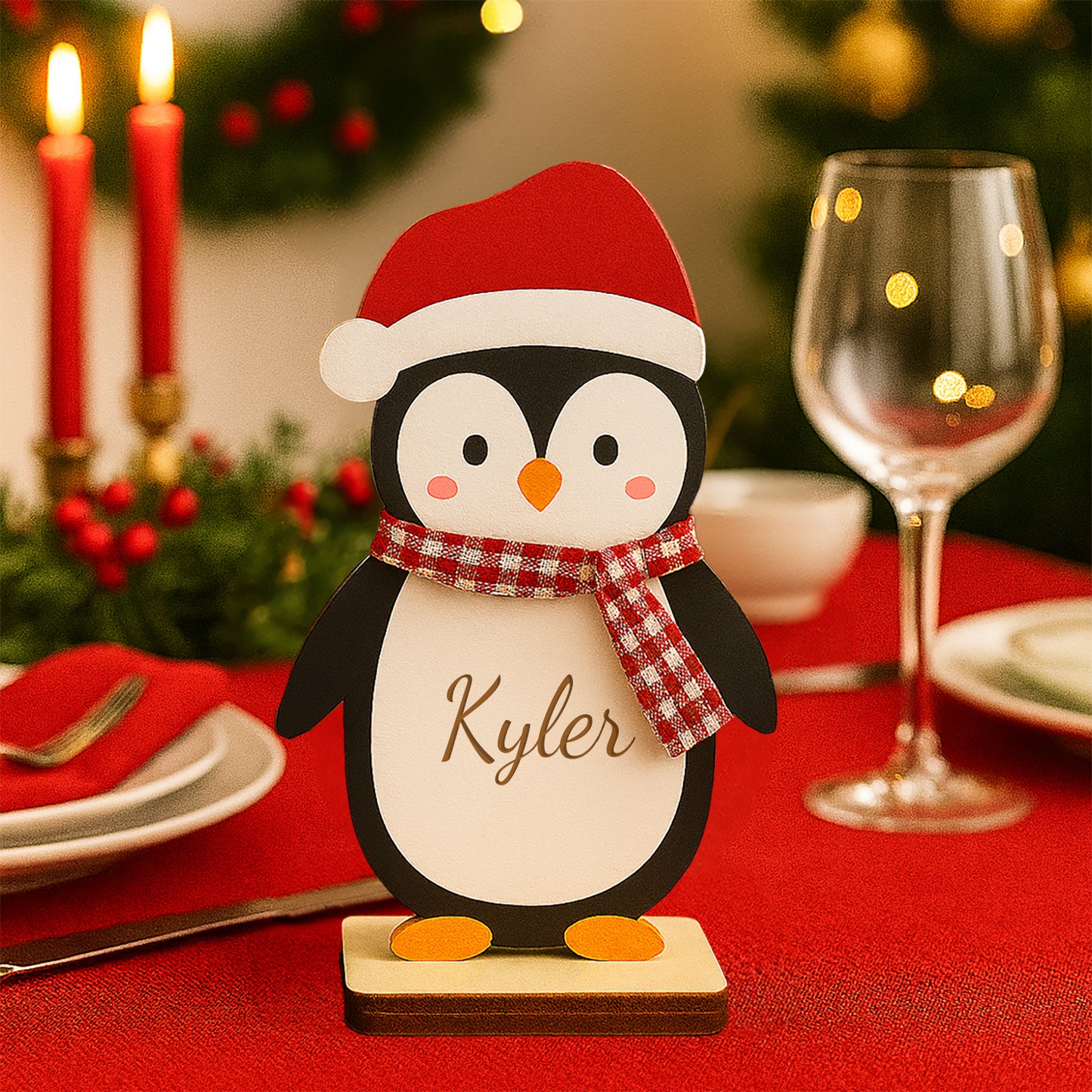 Personalized Freestanding Penguin