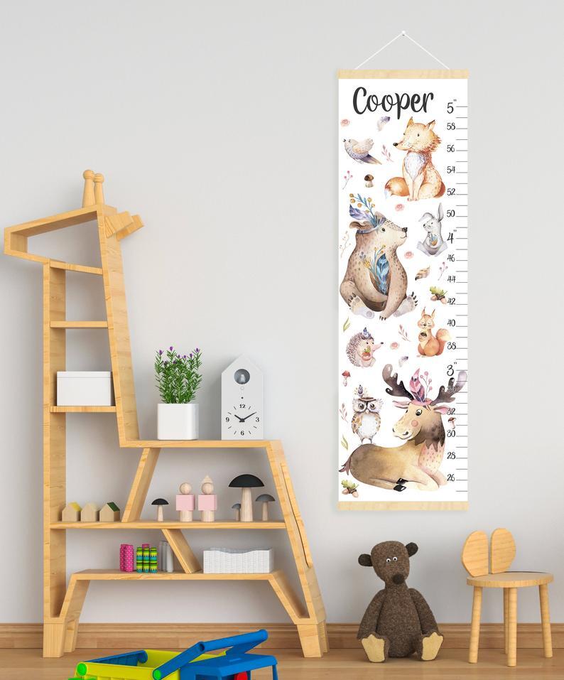 Personalized Children Name Growth Chart