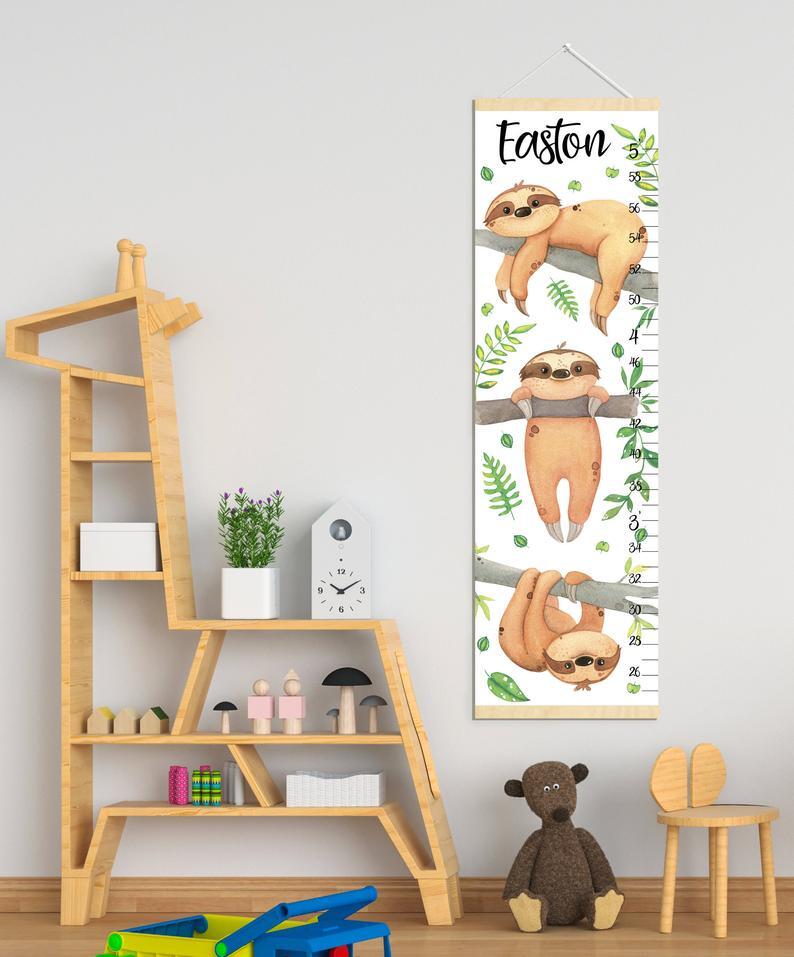 Personalized Children Name Growth Chart