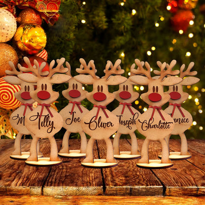 Personalized Freestanding Reindeer