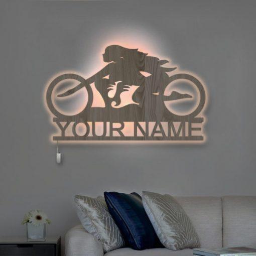 Personalized Wall Decor Lamp