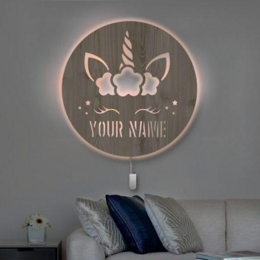 Personalized Wall Decor Lamp