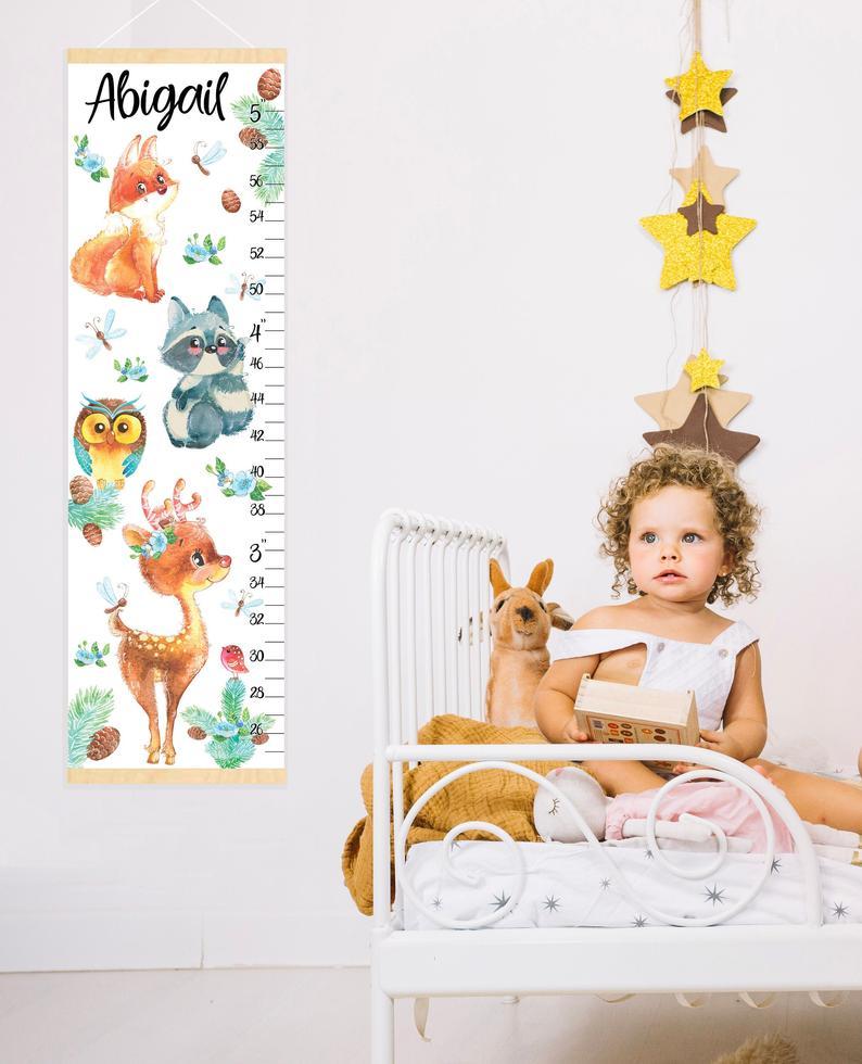 Personalized Children Name Growth Chart
