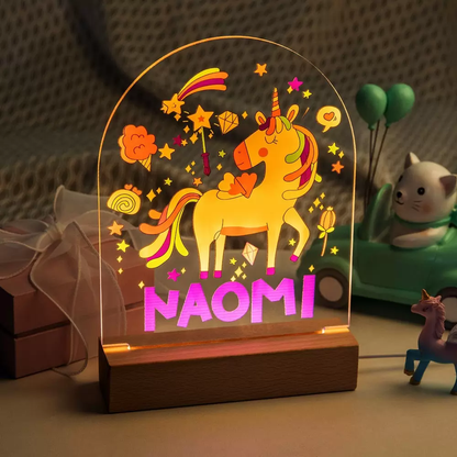 Personalized Kid's Night Light