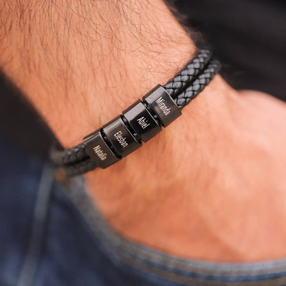 Toronto Men's Leather Bracelet