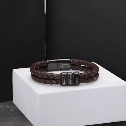 Toronto Men's Leather Bracelet