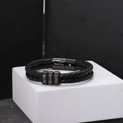 Toronto Men's Leather Bracelet