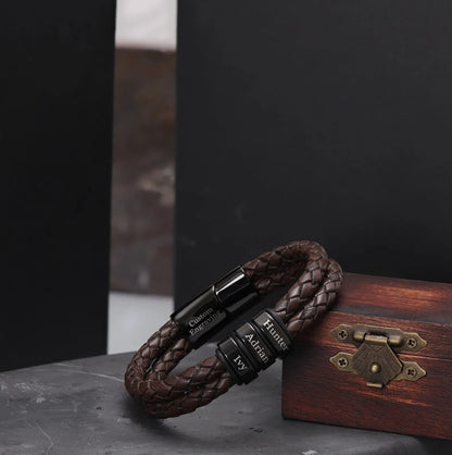 Toronto Men's Leather Bracelet